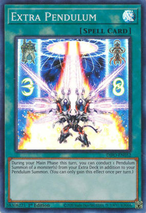 Extra Pendulum - DIFO-EN052 - Super Rare 1st Edition