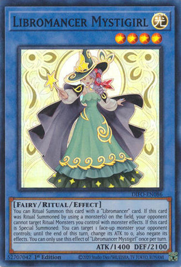 Libromancer Mystigirl - DIFO-EN086 - Super Rare 1st Edition