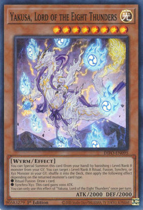 Yakusa, Lord of the Eight Thunders - DIFO-EN095 - Super Rare 1st Edition