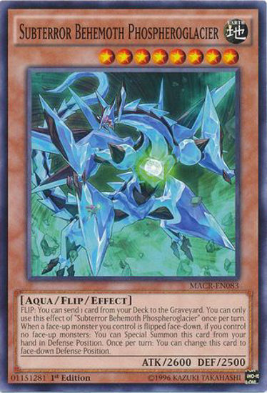 Subterror Behemoth Phospheroglacier - MACR-EN083 - Common 1st Edition