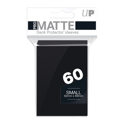 Ultra Pro Deck Protectors - Small Size (60) - Pro Matte Black