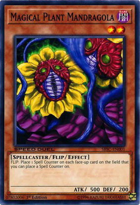 Magical Plant Mandragola - SBSC-EN001 - Common 1st Edition