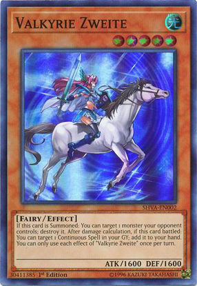 Valkyrie Zweite - SHVA-EN002 - Super Rare 1st Edition