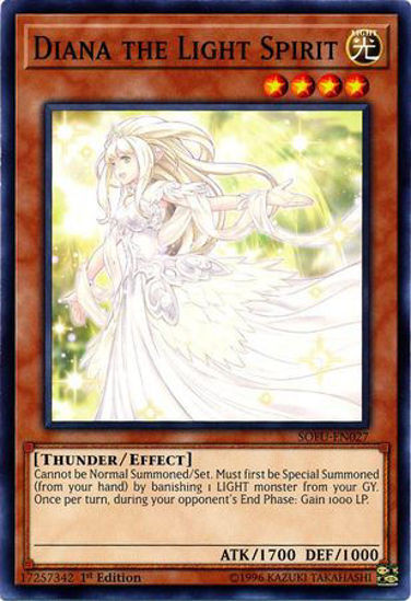 Diana the Light Spirit - SOFU-EN027 - Common 1st Edition