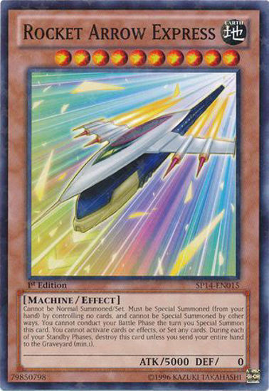 Rocket Arrow Express - SP14-EN015 - Starfoil Rare 1st Edition