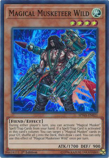 Magical Musketeer Wild - SPWA-EN021 - Super Rare 1st Edition