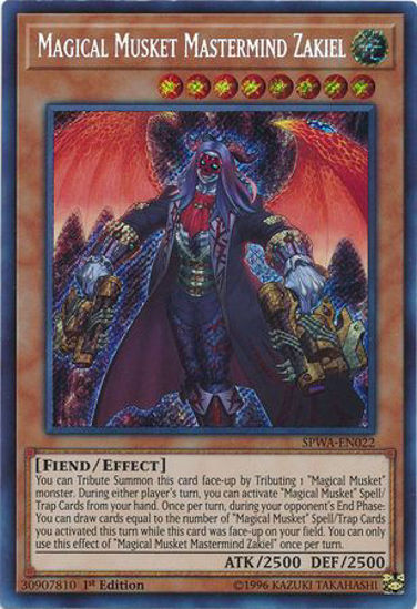 Magical Musket Mastermind Zakiel - SPWA-EN022 - Secret Rare 1st Edition