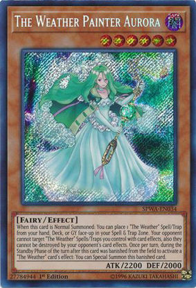 The Weather Painter Aurora - SPWA-EN034 - Secret Rare 1st Edition