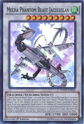 Mecha Phantom Beast Jaculuslan - WSUP-EN034 - Super Rare 1st Edition