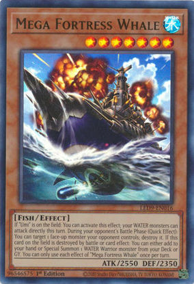 Mega Fortress Whale - LED9-EN016 - Ultra Rare 1st Edition