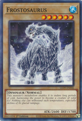 Frostosaurus - LED9-EN046 - Common 1st Edition