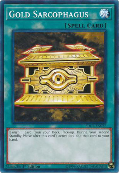 Gold Sarcophagus - SDCL-EN027 - Common 1st Edition