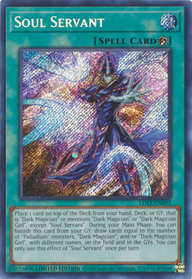 Soul Servant - LDS3-EN095 - Secret Rare 1st Edition