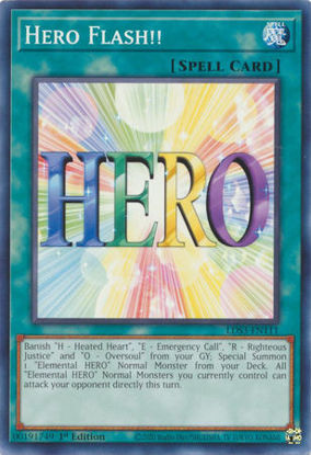 Hero Flash!! - LDS3-EN111 - Common 1st Edition