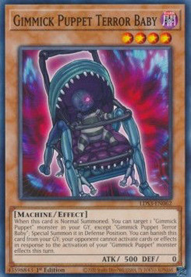 Gimmick Puppet Terror Baby - LDS3-EN062 - Common 1st Edition