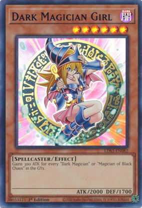 Dark Magician Girl - LDS3-EN082 - Ultra Rare 1st Edition