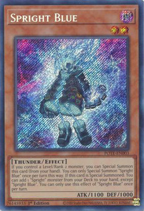 Spright Blue - POTE-EN003 - Secret Rare 1st Edition