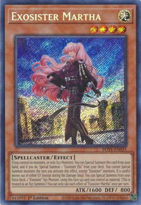 Exosister Martha - POTE-EN025 - Starlight Rare 1st Edition