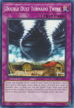 Double Dust Tornado Twins - POTE-EN080 - Common 1st Edition