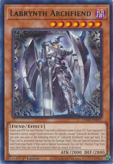 Labrynth Archfiend - TAMA-EN015 - Rare 1st Edition