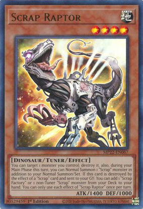 Scrap Raptor - MP22-EN067 - Ultra Rare 1st Edition