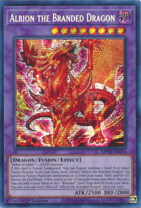 Albion the Branded Dragon - MP22-EN076 - Prismatic Secret Rare 1st Edition