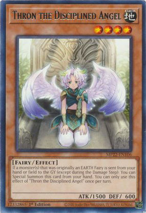 Thron the Disciplined Angel - MP22-EN106 - Rare 1st Edition