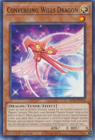 Converging Wills Dragon - MP22-EN118 - Common 1st Edition