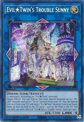 Evil★Twin's Trouble Sunny - MP22-EN216 - Prismatic Secret Rare 1st Edition