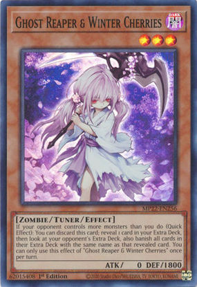 Ghost Reaper & Winter Cherries - MP22-EN256 - Super Rare 1st Edition