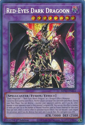 Red-Eyes Dark Dragoon - MP22-EN264 - Prismatic Secret Rare 1st Edition