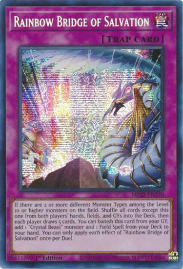 Rainbow Bridge of Salvation - MP22-EN270 - Prismatic Secret Rare 1st Edition