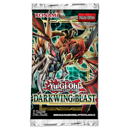 Darkwing Blast Booster Pack of 9 Cards - 1st Edition