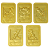 Exodia the Forbidden One 24k Gold Plated Ingot Set