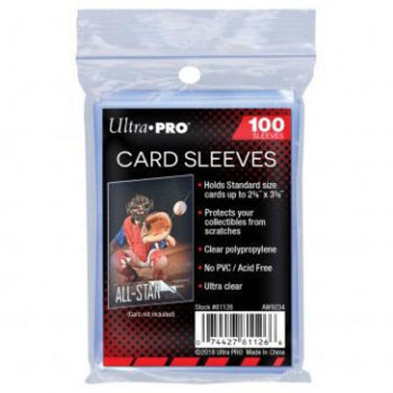 UP - Standard Sleeves - Regular Soft Card (100 Sleeves)