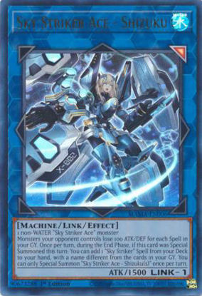 Sky Striker Ace - Shizuku - MAMA-EN006 - Ultra Rare 1st Edition