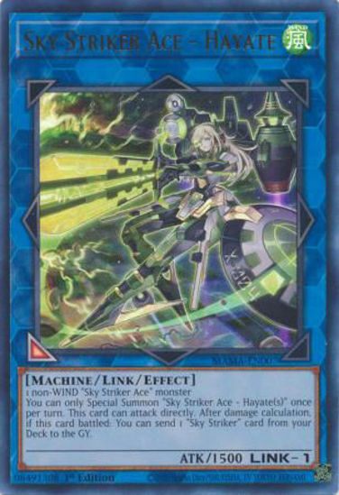 Sky Striker Ace - Hayate - MAMA-EN007 - Ultra Rare 1st Edition