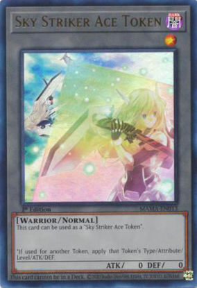 Sky Striker Ace Token - MAMA-EN013 - Ultra Rare 1st Edition