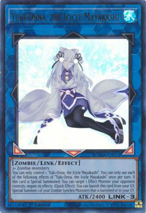 Yuki-Onna, the Icicle Mayakashi - MAMA-EN014 - Ultra Rare 1st Edition