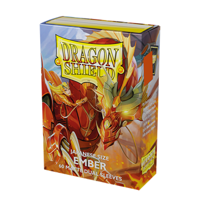 Dragon Shield Small Sleeves - Japanese Dual MatteEmber 'Alaria, Warrior Princess' (60 Sleeves)