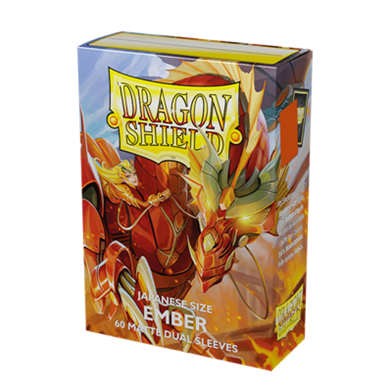 Dragon Shield Small Sleeves - Japanese Dual MatteEmber 'Alaria, Warrior Princess' (60 Sleeves)