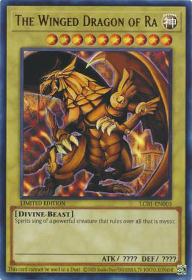 The Winged Dragon of Ra - LC01-EN003 - Ultra Rare Limited Edition