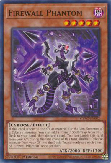 Firewall Phantom - CYAC-EN002 - Common 1st Edition