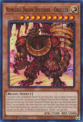 Nemleria Dream Defender - Oreiller - CYAC-EN016 - Common 1st Edition