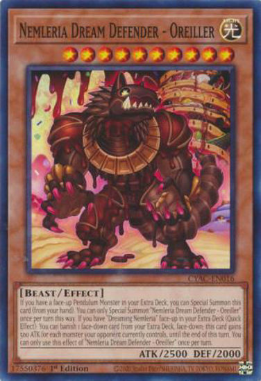 Nemleria Dream Defender - Oreiller - CYAC-EN016 - Common 1st Edition