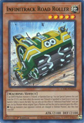 Infinitrack Road Roller - CYAC-EN022 - Ultra Rare 1st Edition