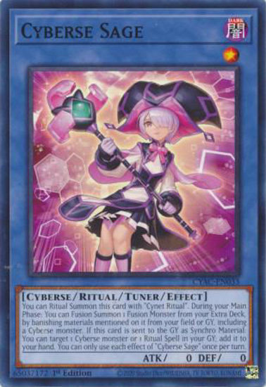 Cyberse Sage - CYAC-EN033 - Common 1st Edition