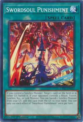 Swordsoul Punishment - CYAC-EN052 - Common 1st Edition