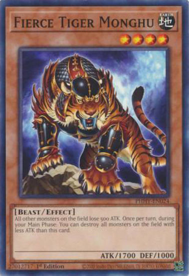 Fierce Tiger Monghu - PHHY-EN024 - Common 1st Edition