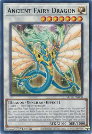 Ancient Fairy Dragon - MAZE-EN050 - Rare 1st Edition